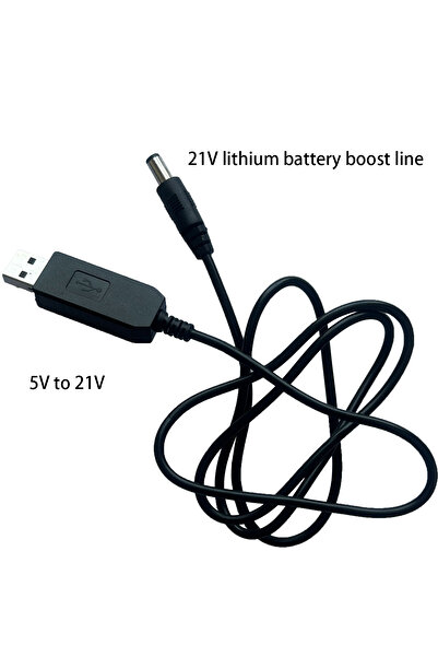Choice 1pc Upgraded model5V to 21V boost cable 21V battery dedicated charging...