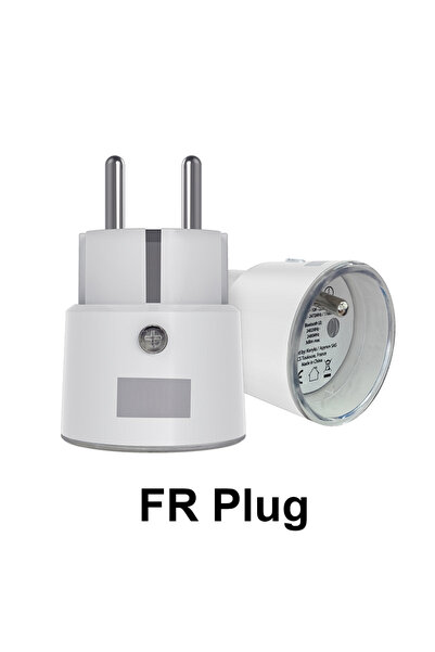 Choice Red 1pcs Tuya Wifi Smart FR Plug EU with Power Monitor Function Wirele...