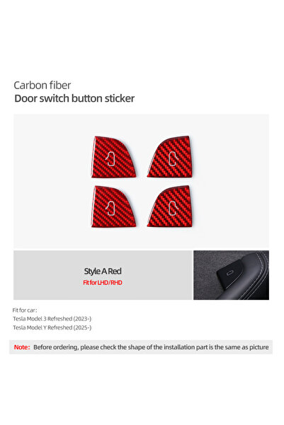 Choice غطاء داخلي من ألياف الكربون لسيارة تسلا موديل Y (2019-2025) وجونيبر مو...