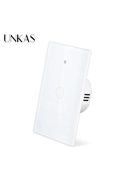 Choice مفتاح إضاءة ذكي من نوع Tuya Smart Life، أبيض اللون، أحادي القناة، مزود...