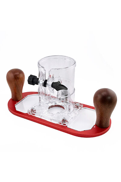 Choice RED 2025 Wood Router Base for Edge Guide - Woodworking Trimming Machin...