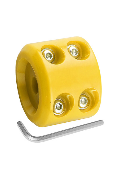 ALLOYSEED قطعة واحدة صفراء من مصدات الونش، مانعة لخطاف حبل الونش، مانعة لخطاف...