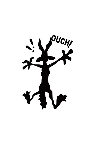 Choice ملصقات سيارة مقاومة للماء بتصميم أرنب، مقاس 12×18 سم، من JT37، باللون ...