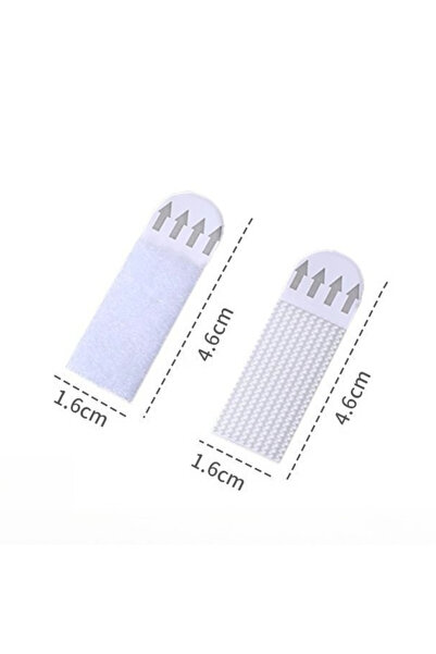 Choice 12 زوجًا - 16 × 46 سم - 12 قطعة - شريط لاصق فيلكرو سهل السحب بدون ترك ...