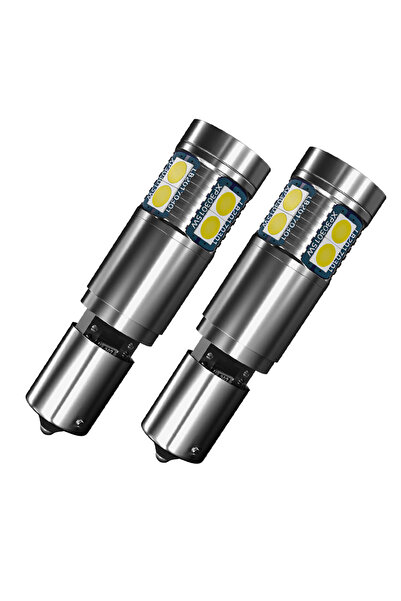 Choice BAY9S White(6000K) 2pcs LED Reverse Light Blub Backup Lamp H21W BAY9S ...