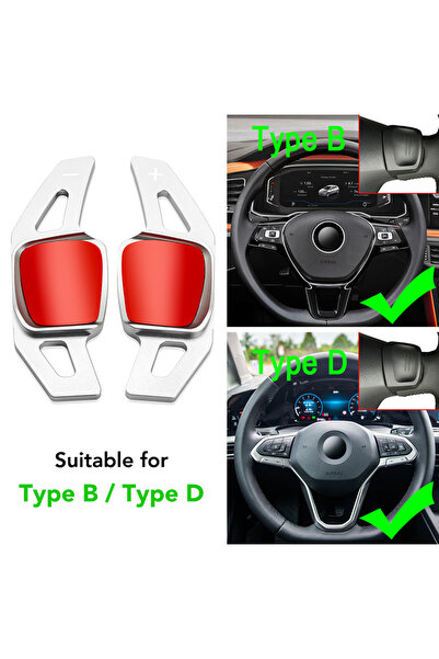 Choice Silver Shift Paddle For Volkswagen VW Tiguan Jetta 6 Golf 7 Alltrack 7...