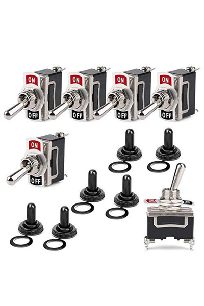 Choice 6 قطع من مفاتيح التبديل المتأرجحة شديدة التحمل، تشغيل/إيقاف، وضعين، SP...