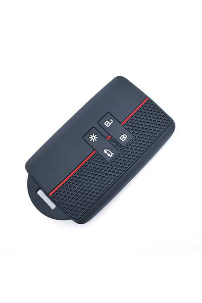 choice2 غطاء مفتاح سيارة سيليكون أحمر، غطاء جهاز تحكم عن بعد ذكي، مناسب لسيار...