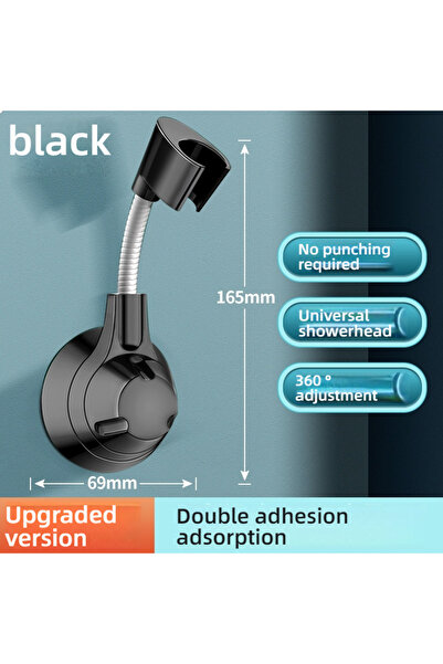Choice black Shower Holder Adjustable Shower Head Holder Nozzle Handheld Hold...