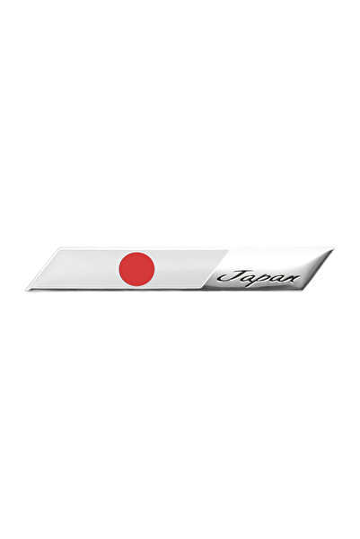 Peugeot 1pcs Japan Car Styling 3D Aluminum Japan Logo Flag Stickers Emblem Ba...
