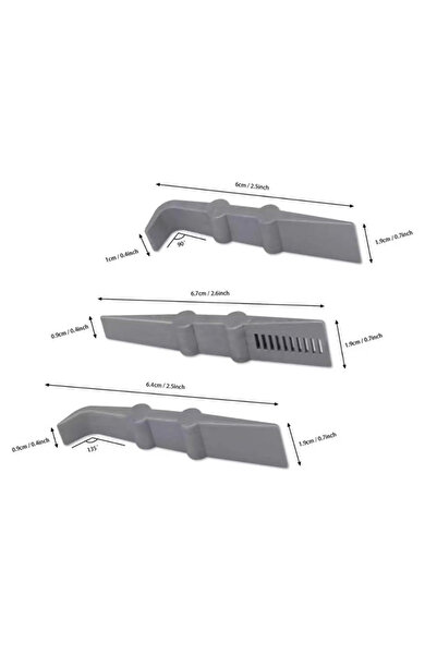 Choice 3 size 3Pcs Micro Squeegee Carbon Fiber Wrapping Scraper 180 Degree Co...