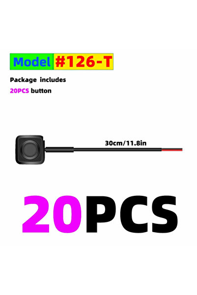 Choice 20 قطعة من مفاتيح التشغيل والإيقاف اللحظية، مصنوعة من البلاستيك الأسود...