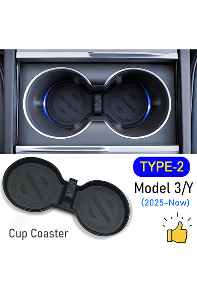 Choice1 حامل أكواب الماء من النوع الثاني (TYPE-2) لسيارات تسلا موديل Y وجونيب...