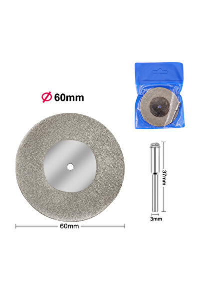 Choice 60mm Mini Diamond Cutting Disc Set For Rotary Accessories 40 50 60mm D...