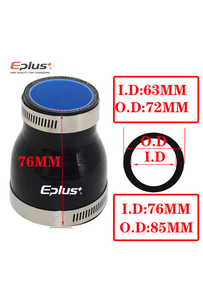 Choice6 أنبوب سيليكون جل بقطر داخلي من 63 مم إلى 76 مم، خرطوم سيليكون عالمي، ...