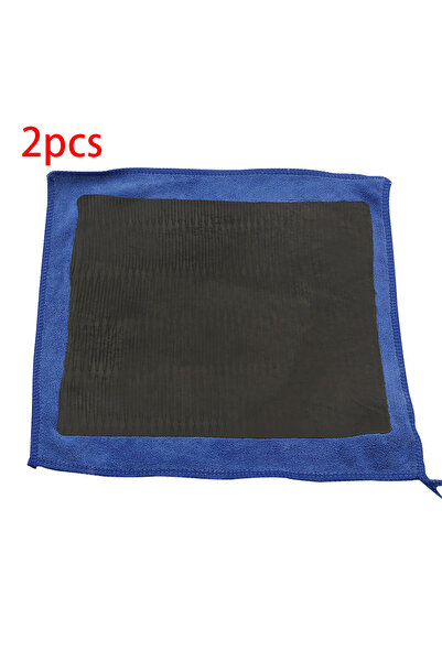 Choice قطعتان من قماش تنظيف السيارات SEAMETAL، قطعة قماش طينية سحرية لتنظيف ا...