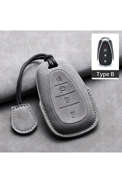 Choice19 Gray B2 4/5 Butt Car Remote Key Case Cover for Chevrolet 2017-2022 C...