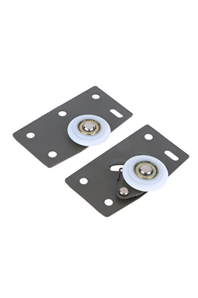 Choice طقم واحد من عجلات أبواب خزانة ملابس مقاومة للتآكل، بكرة صامتة لتحريك ا...