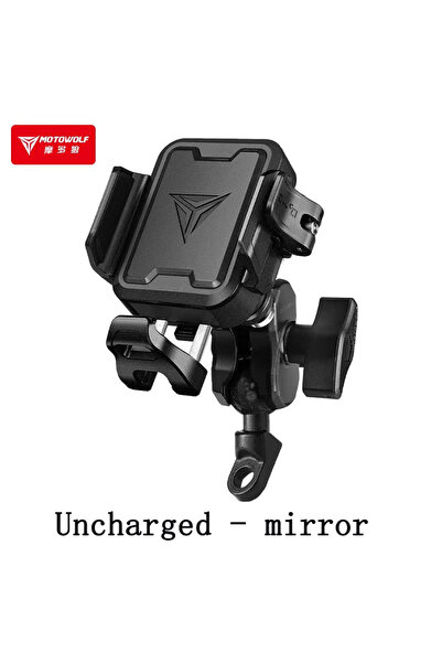 Choice حامل هاتف غير مشحون - أسود من موتو وولف، ماص للصدمات، لراكبي الدراجات ...