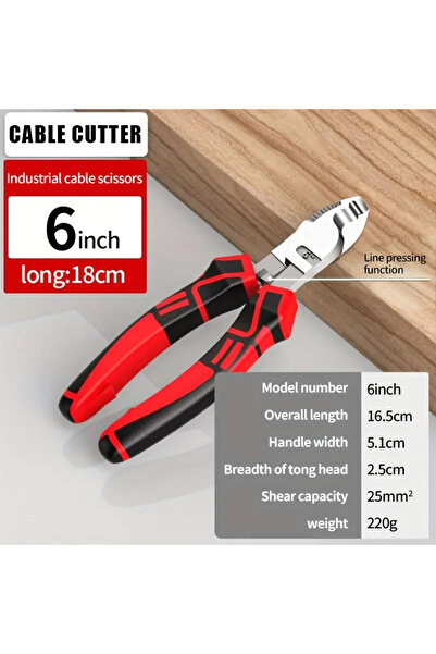 Choice 6 inch cutter Cable Cutter Heavy Duty Wire Cutting Tool Shears for Alu...