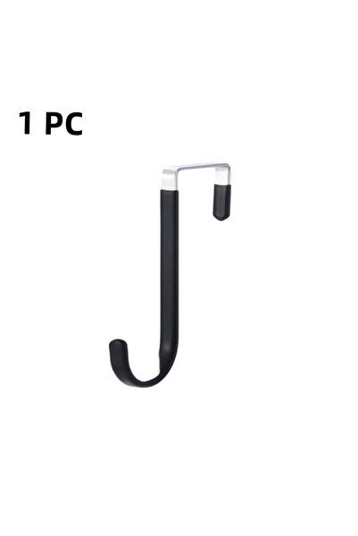 Choice قطعة واحدة - أسود، 1/4/10 قطع من خطافات تعليق الأبواب، خطافات معدنية، ...