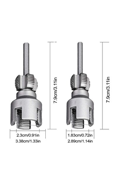 Choice طقم من قطعتين، أداة لولبة أنابيب المياه 20 مم + 25 مم، مناسبة لأنابيب ...