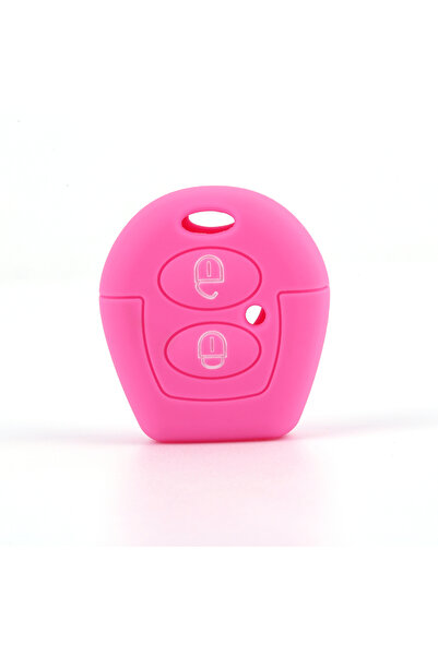 Choice8 حافظة مفتاح ذكي من السيليكون الوردي لسيارة فولكس فاجن بولو جولف باسات...