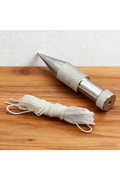 Choice طقم مطرقة قياس بناء مكون من قطعتين، سلك مجلفن معلق مع حبل، دقة عالية ع...