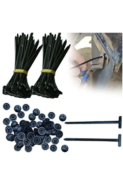 Choice 50 قطعة من مشابك ربط الكابلات العالمية المصنوعة من النايلون، ومشابك تث...