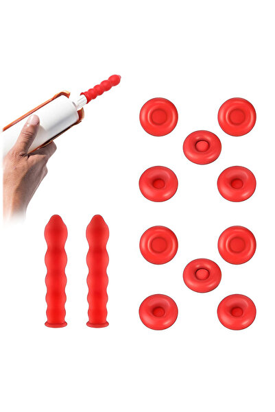 choice2 10pcs Caulking Tube Caps Sealer Glass Covered Latex Material Head Cov...