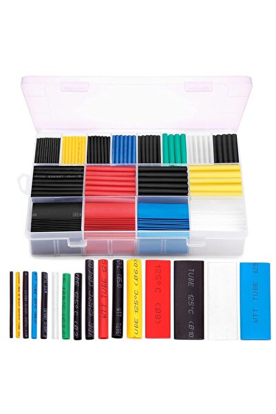 Choice 580pcs 580 pcs Heat Shrink Tubing Kit, 6 Colors 11 Sizes Assorted Slee...