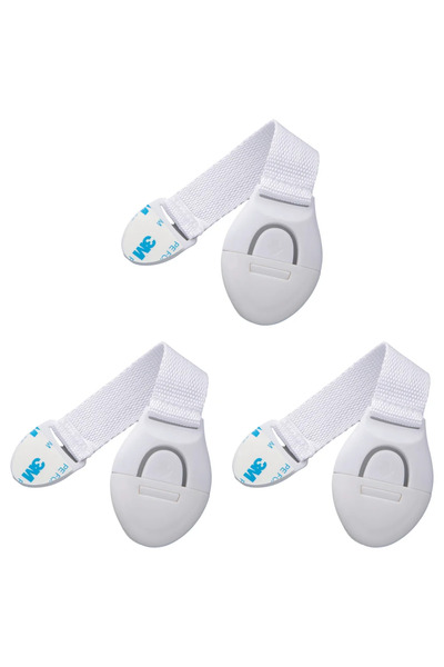 Choice 3 قطع - من 1 إلى 20 قطعة - قفل أمان للأطفال للخزائن - مزلاج أمان بلاست...