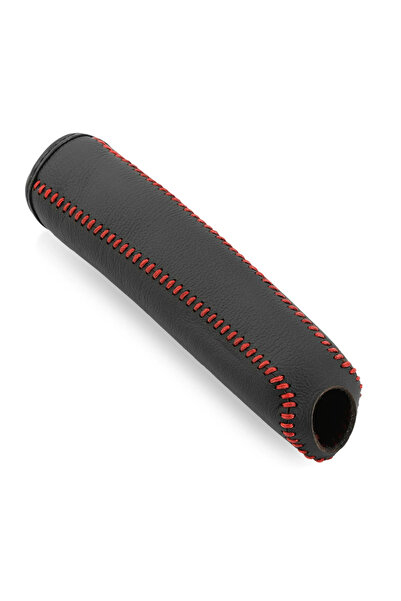 Choice غطاء تروس فرامل اليد من الجلد الأحمر، مناسب لسيارات فولكس فاجن جولف 4،...