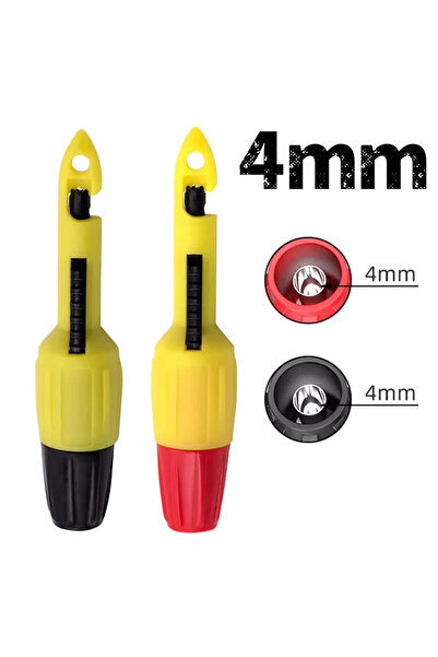 Choice1 2PCS 4mm Insulation Wire Piercing Puncture Probe Test Hook Clip with ...