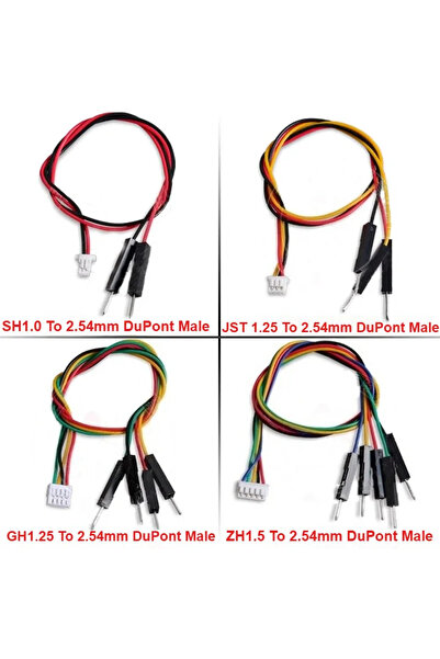 Choice59 موصل دوبونت أنثى أحادي القطب، رباعي القطب، 300 مم، 1.25 مم، 5 قطع، S...