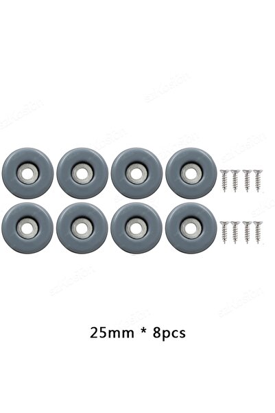 Choice 8 قطع براغي 25 مم، 8 قطع/مجموعة، منزلقات أثاث من مادة PTFE شديدة التحم...