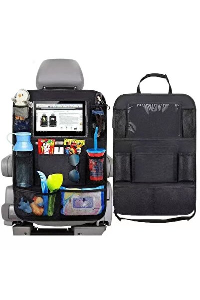 Choice حقيبة ظهر مقعد السيارة، منظم تخزين متعدد الوظائف من قماش أكسفورد، تخزي...