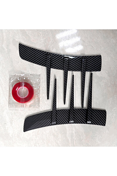 Choice ملصق تزيين رفرف السيارة من ألياف الكربون من يونيفرسال موتورز، مقاوم لل...