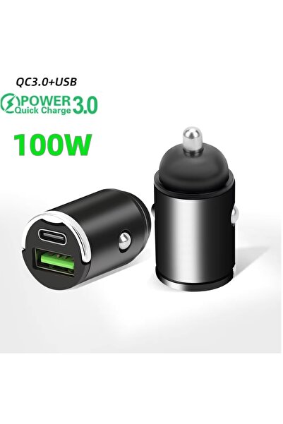 Choice شاحن سيارة PD بقوة 100 واط، يعمل بجهد 12-24 فولت، مزود بتقنية الشحن ال...