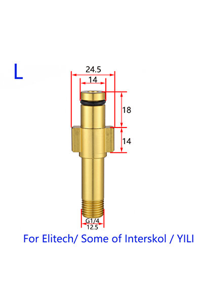 Choice10 For Daewoo Elitech-L Foam Nozzle Lance Metal Adapter Launches Foam F...