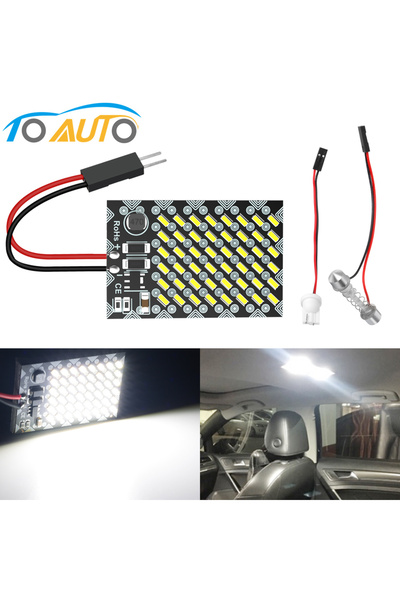 Choice مصباح قراءة LED قبة 48SMD 3014، مصباح داخلي للسيارة، لمبة C5W، سلسلة إ...