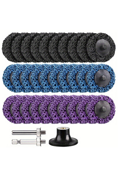 Choice 30 قرص صنفرة من السيليكون الكربوني مقاس 2 بوصة مع 3 قطع من ملحقات قضيب...