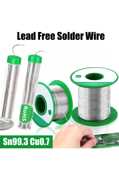 Choice18 سلك لحام خالٍ من الرصاص، 1.0 مم، 10 غ، 250/10G، Sn99.3cu0.7، متوفر ب...