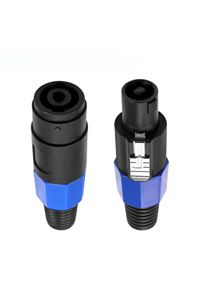 choice2 4P 2 PCS Male Female plug 2PCS 4-Pin Male Female Speaker Connector Lk...