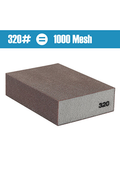 Choice4 إسفنجة صنفرة رقم 320، مقاس 1000، لون أسود، صنفرة الطوب، مقاس 120-1000...