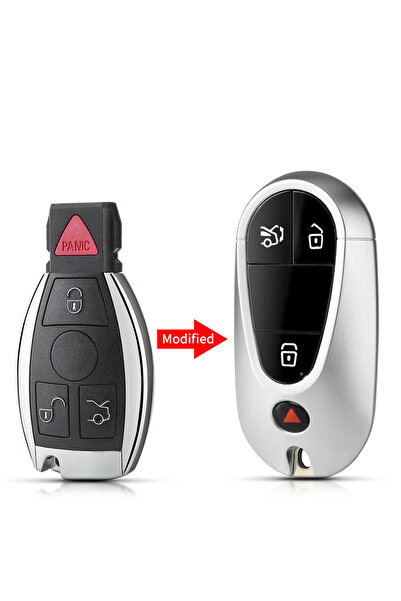 Choice 4 Buttons KEYYOU 1PCS Modified For Mercedes Benz S Class Upgrade Remot...