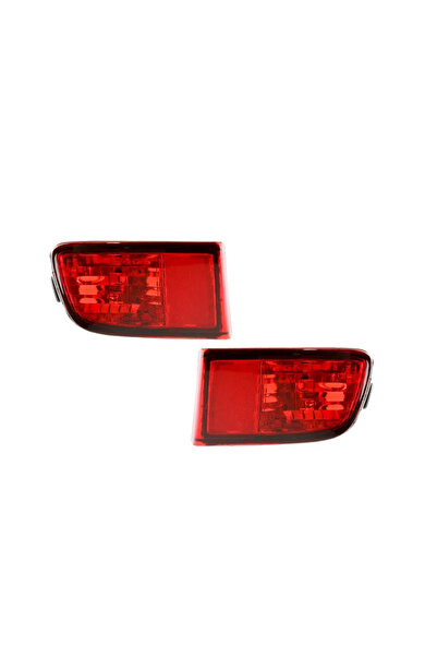 choice2 زوج واحد من عاكسات المصد الخلفي، غطاء مصابيح الضباب (بدون لمبة) لسيار...