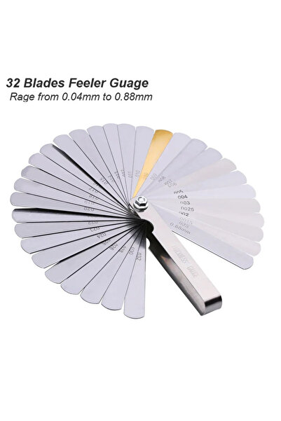 Choice مجموعة أدوات قياس السماكة من أنينج، 32 قطعة، مصنوعة من الفولاذ المقاوم...