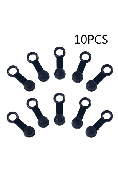 Choice 10Pcs Motorcycle Dust Cap Brake Bleed Nipple Cover Screw Cap Brake Cal...