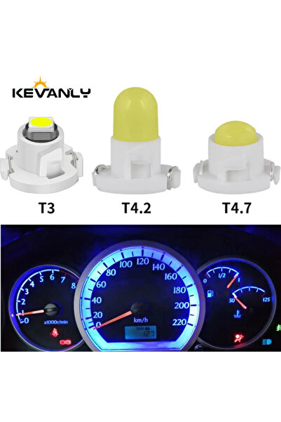 choice2 T3 white 10pcs T3 LED 3030 SMD Led Bulb T4.2 T4.7 tor Light Bulb Car ...